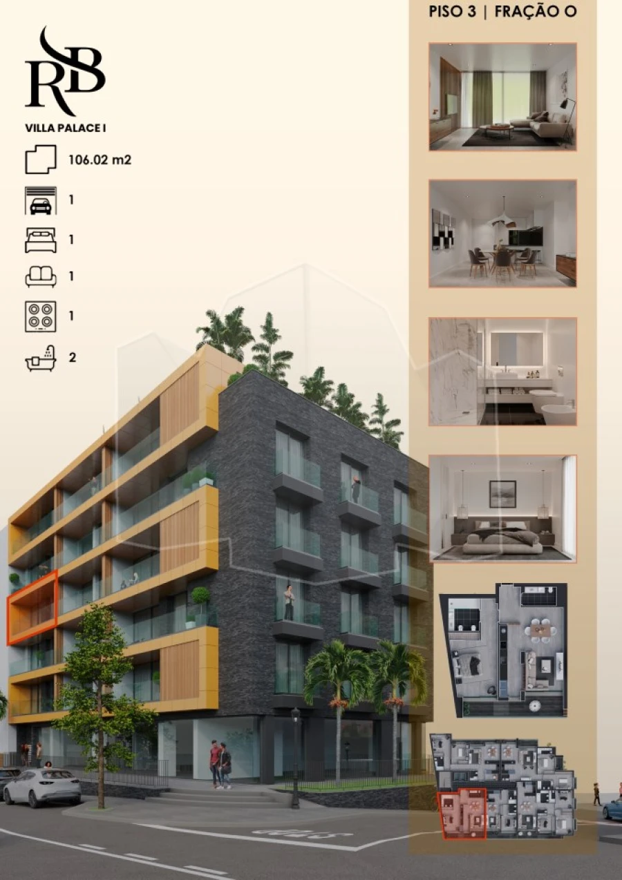 Apartamento T1 para Venda em Ribeira Brava Foto 14