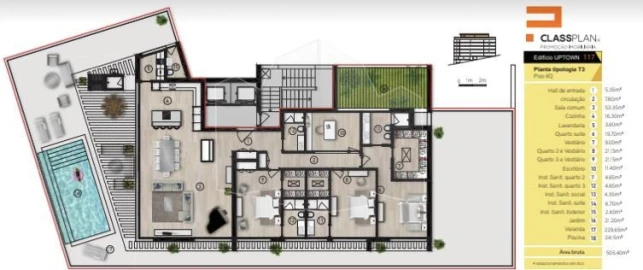 Apartamento T3 para Venda em São Martinho
