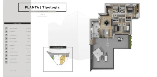 Apartamento T3 para Venda em São Martinho