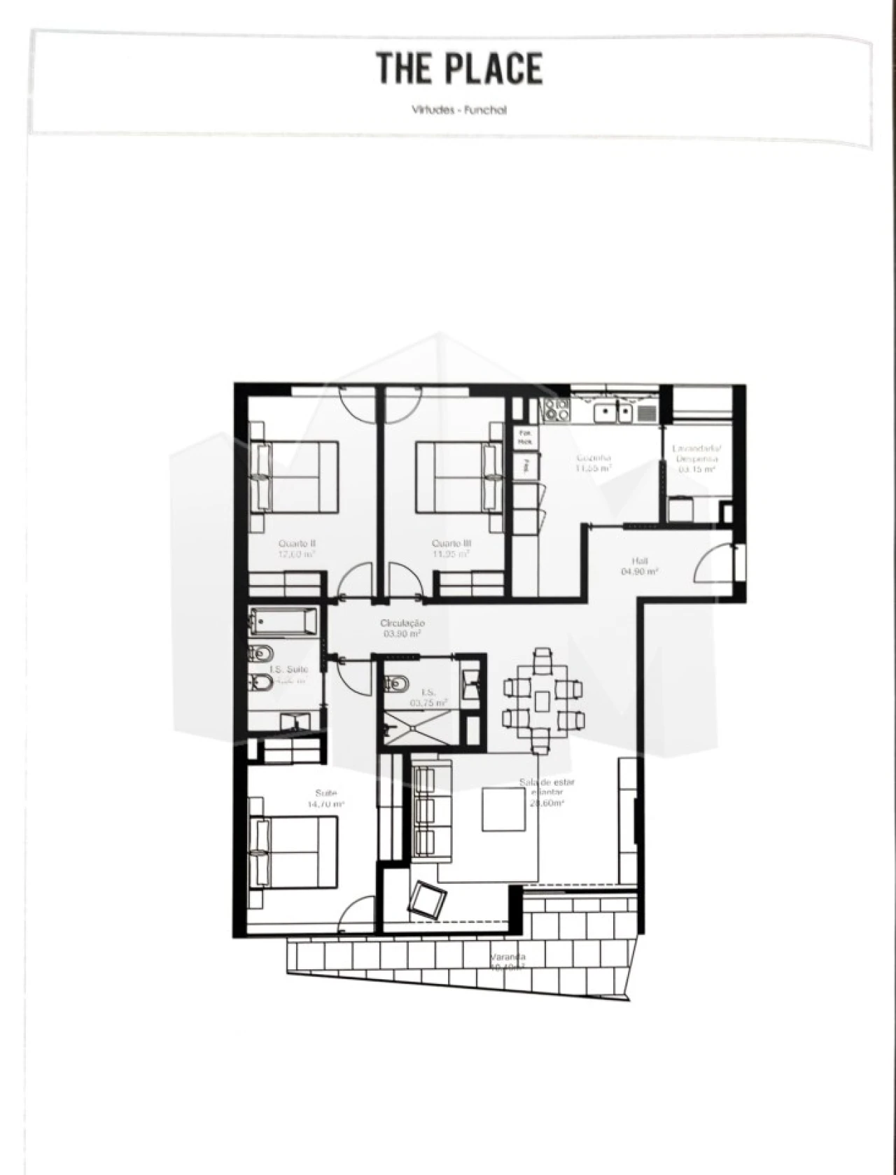 Apartamento T3 para Venda em São Martinho Foto 10