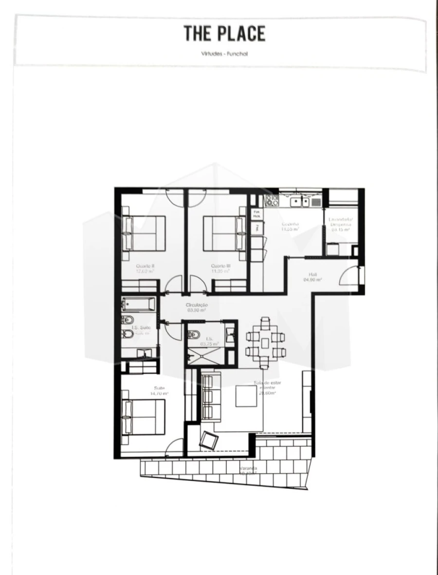 Apartamento T3 para Venda em São Martinho Foto 10