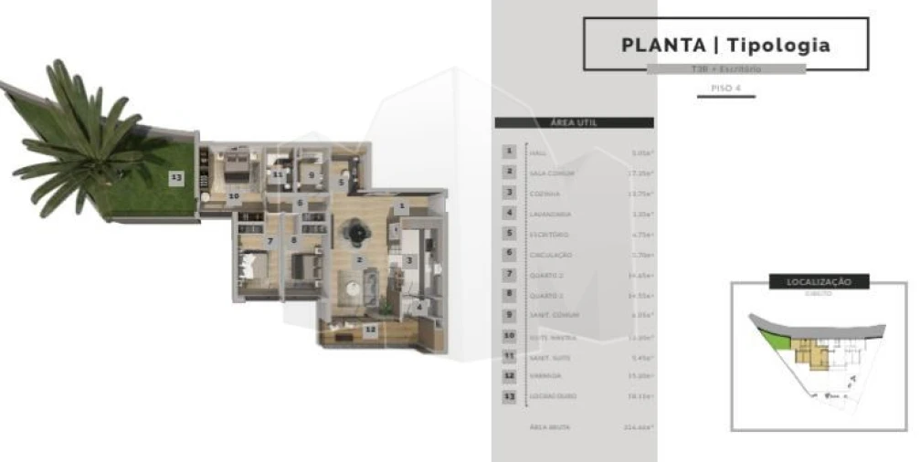 Apartamento T3 para Venda em São Martinho Foto 8