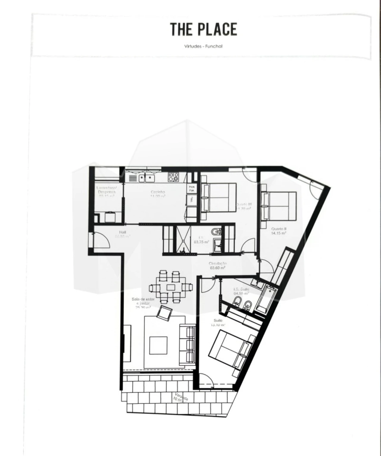 Apartamento T3 para Venda em São Martinho Foto 10