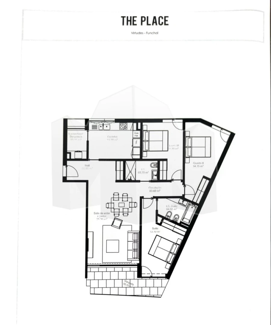 Apartamento T3 para Venda em São Martinho Foto 10