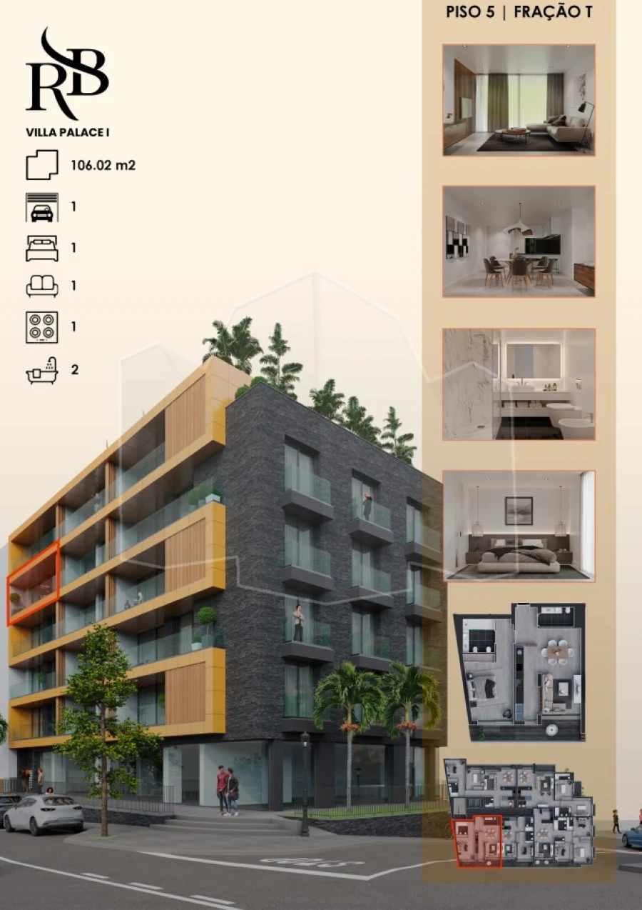 Apartamento T1 para Venda em Ribeira Brava Foto 14