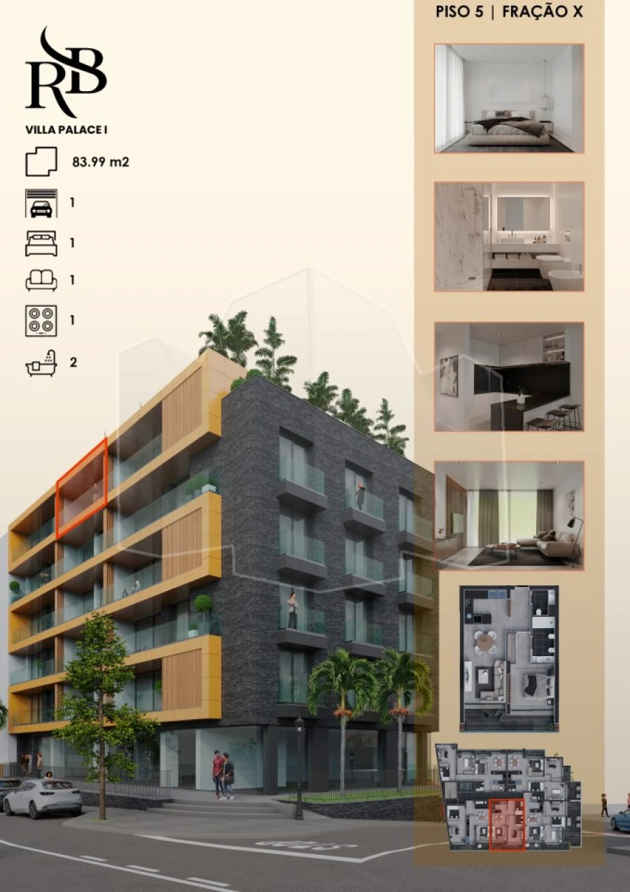 Apartamento T1 para Venda em Ribeira Brava Foto 14