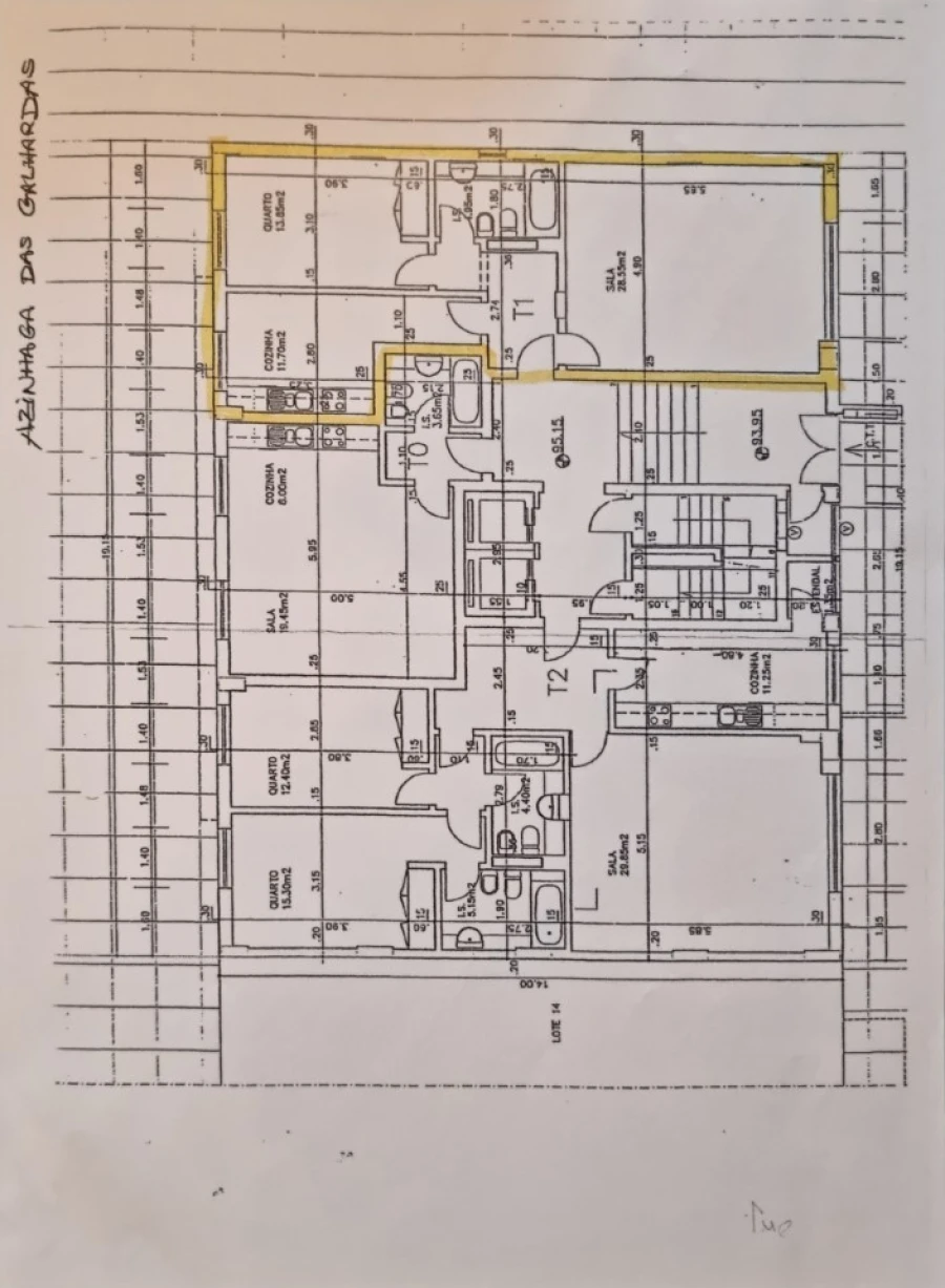Apartamento T1 para Venda em Alvalade Planta 1