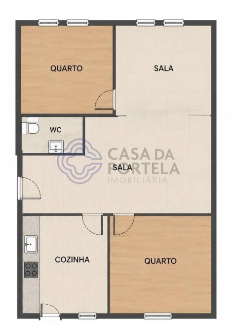 Apartamento T2 para Venda em Póvoa de Varzim, Beiriz e Argivai
