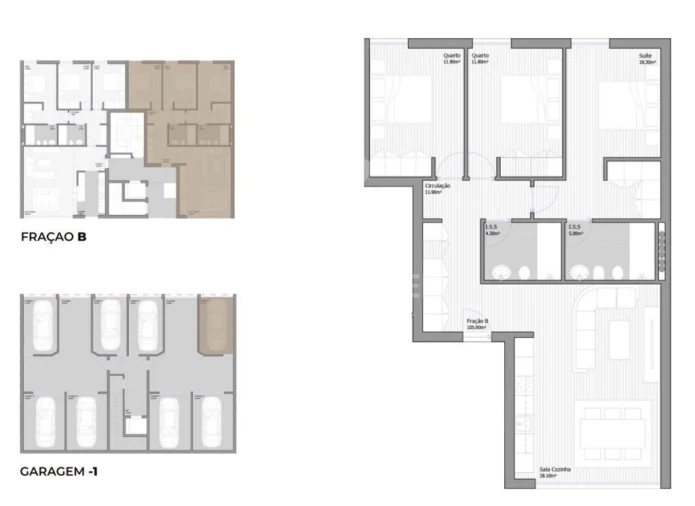 Apartamento T3 para Venda em São João Baptista Foto 13