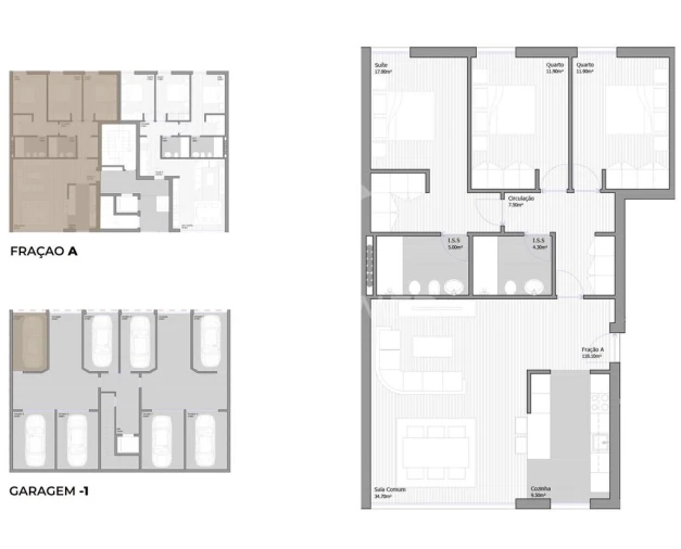 Apartamento T3 para Venda em São João Baptista Foto 13