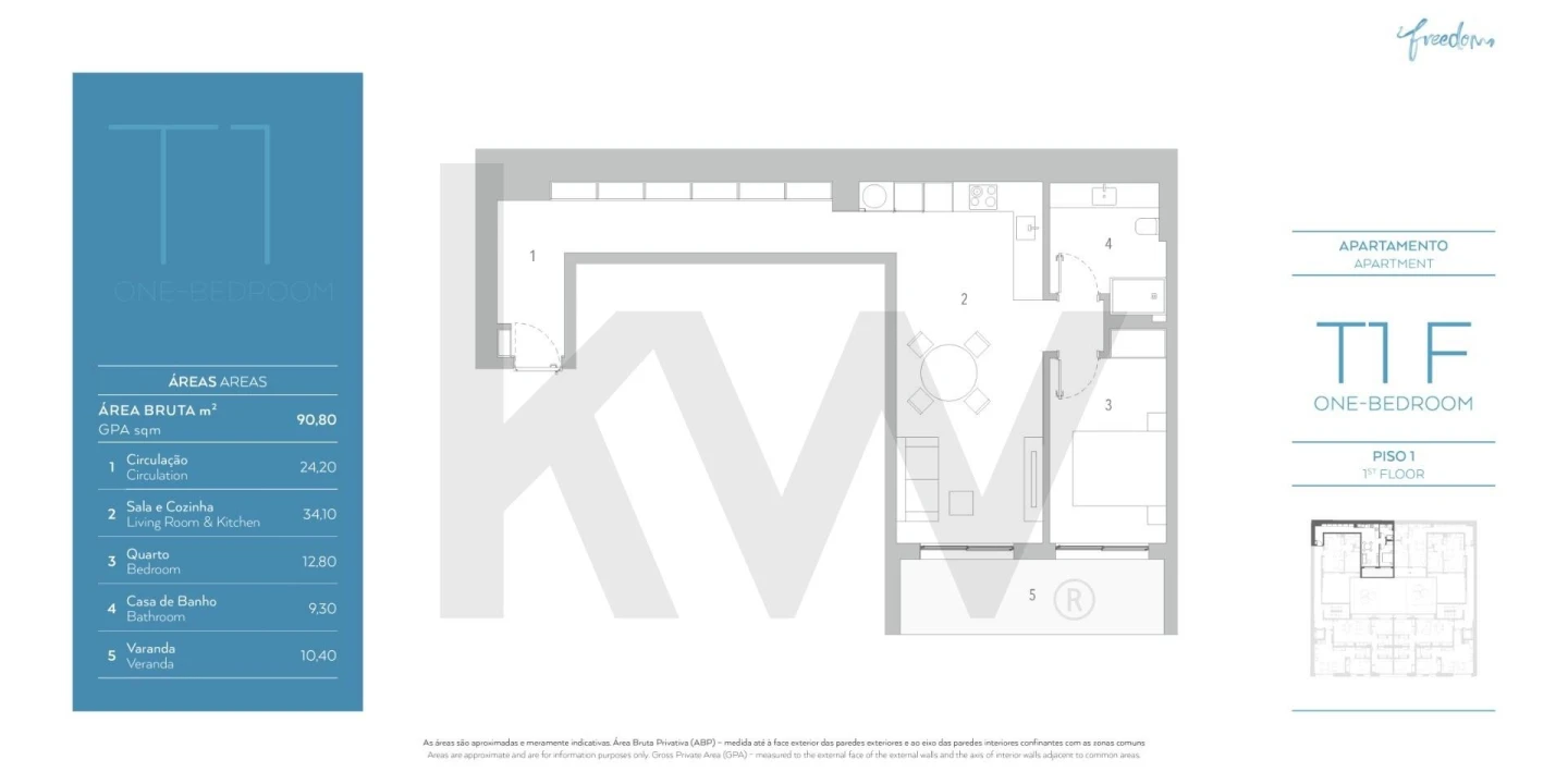 Apartamento T1 para Venda em Arroios Foto 22