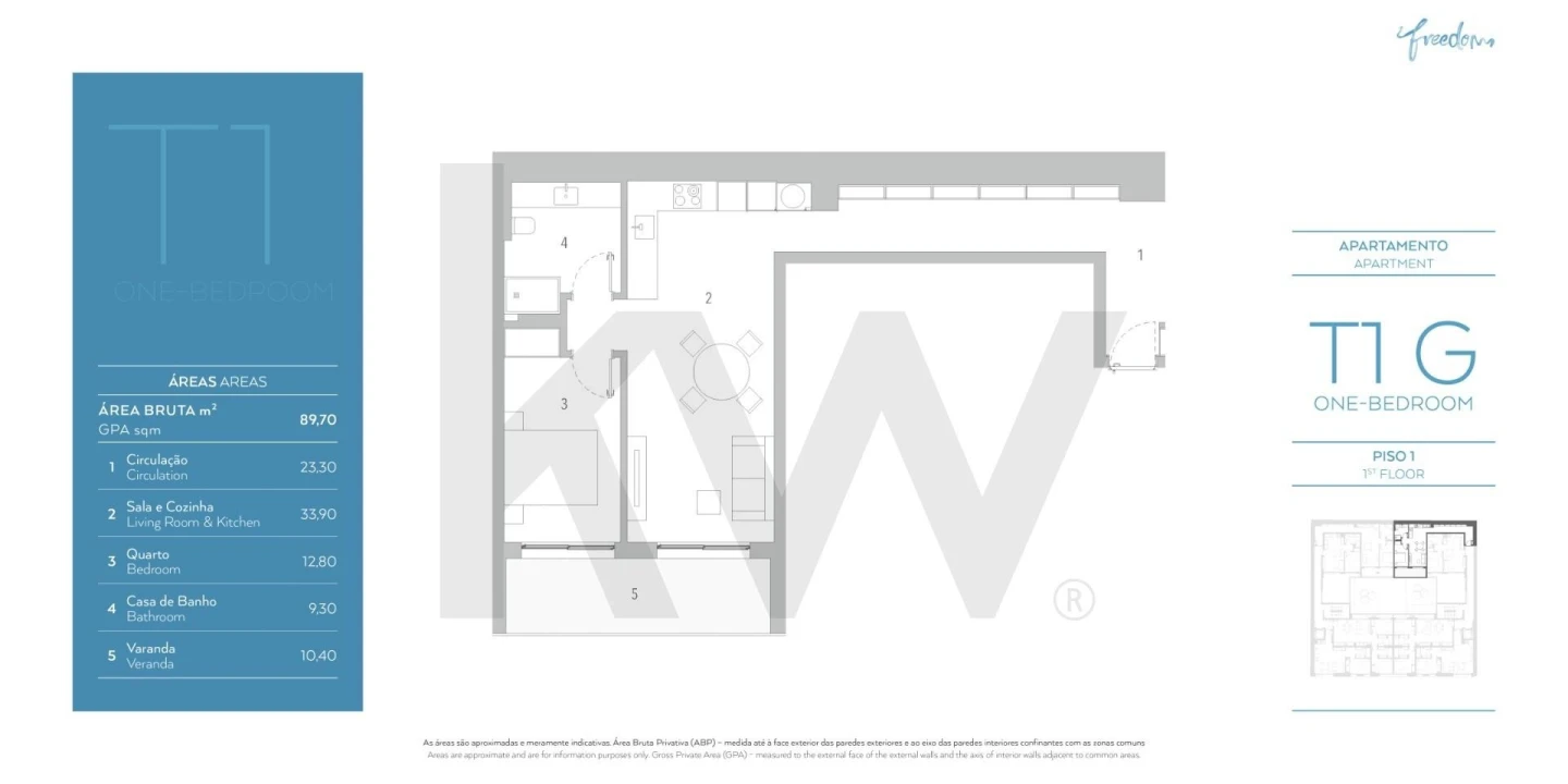 Apartamento T1 para Venda em Arroios Foto 22
