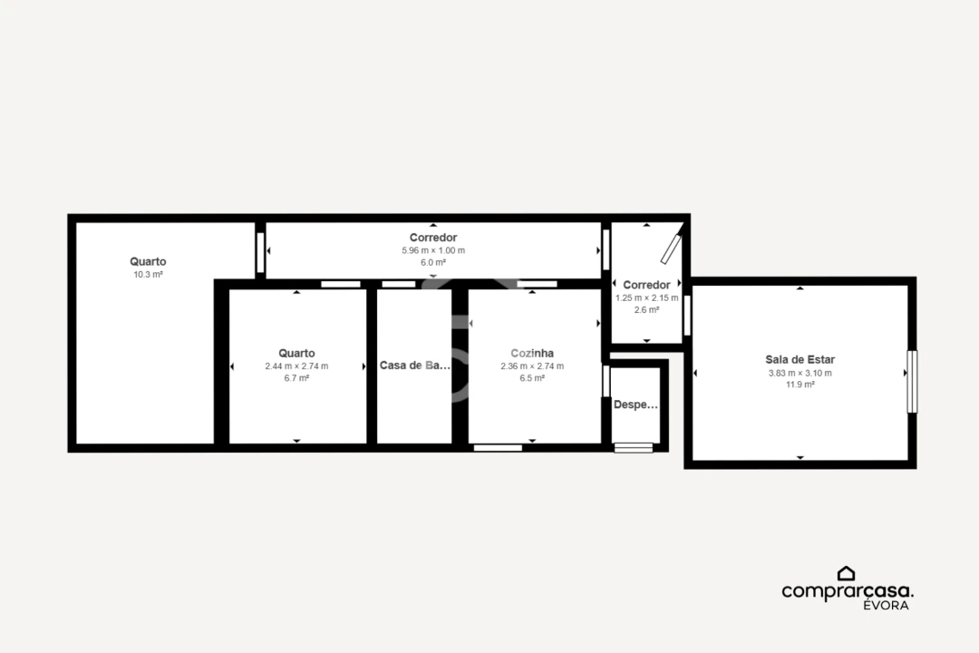 Apartamento T2 para Arrendamento em Bacelo e Senhora da Saúde Foto 11