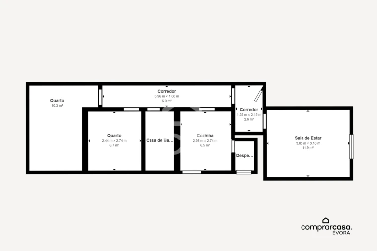 Apartamento T2 para Arrendamento em Bacelo e Senhora da Saúde Foto 11