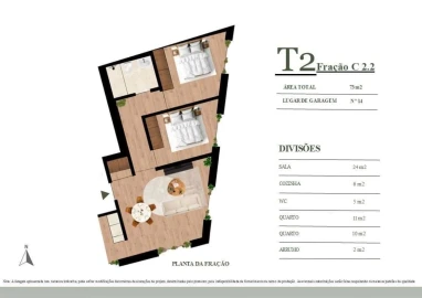Apartamento T2 para Venda em Campanhã