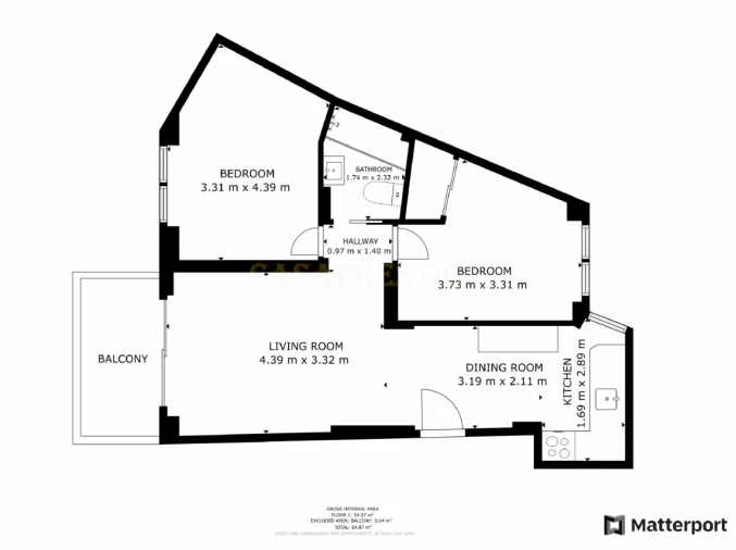 Apartamento T2 para Arrendamento em Avenidas Novas Foto 25