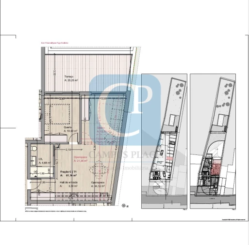 Apartamento T1 para Venda em Paranhos Planta 1