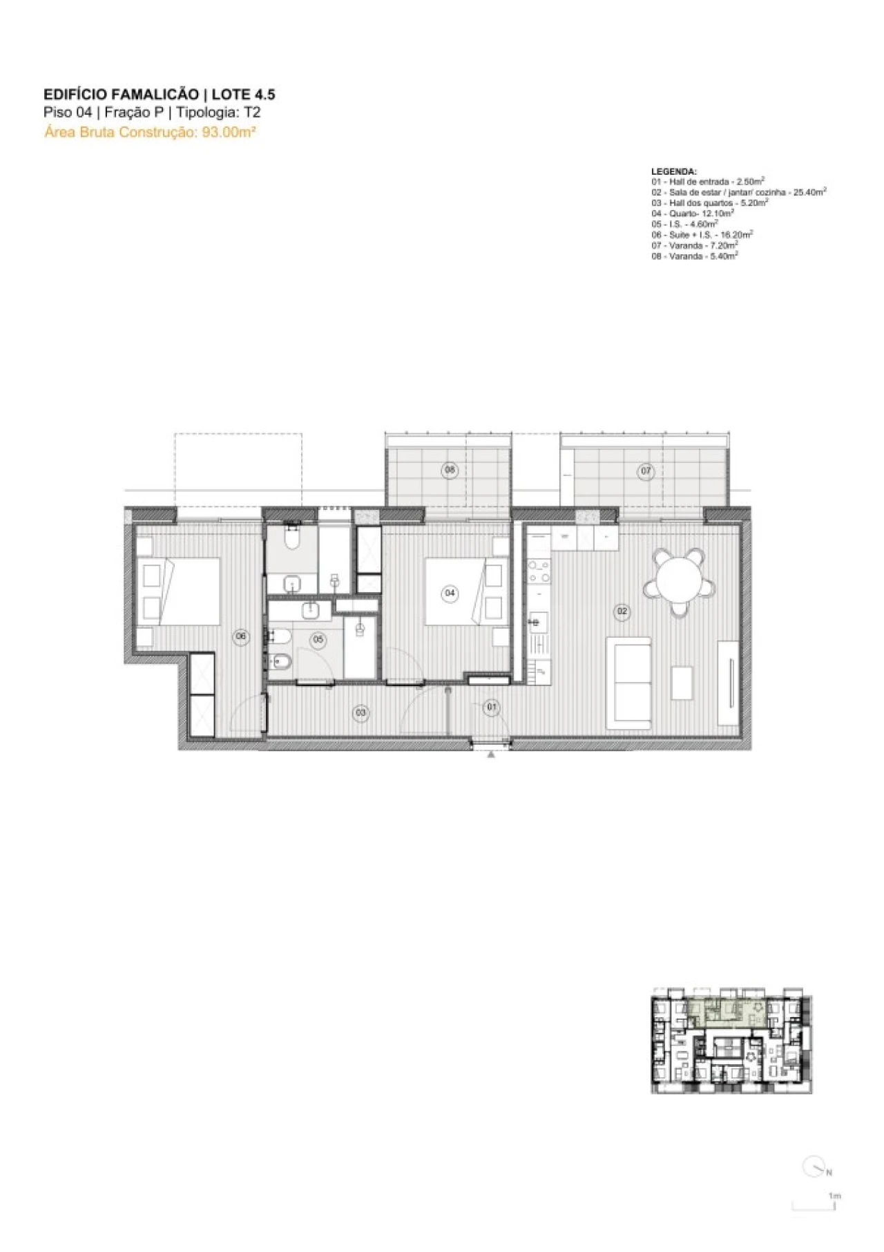 Apartamento T2 para Venda em Vila Nova de Famalicão e Calendário Foto 19