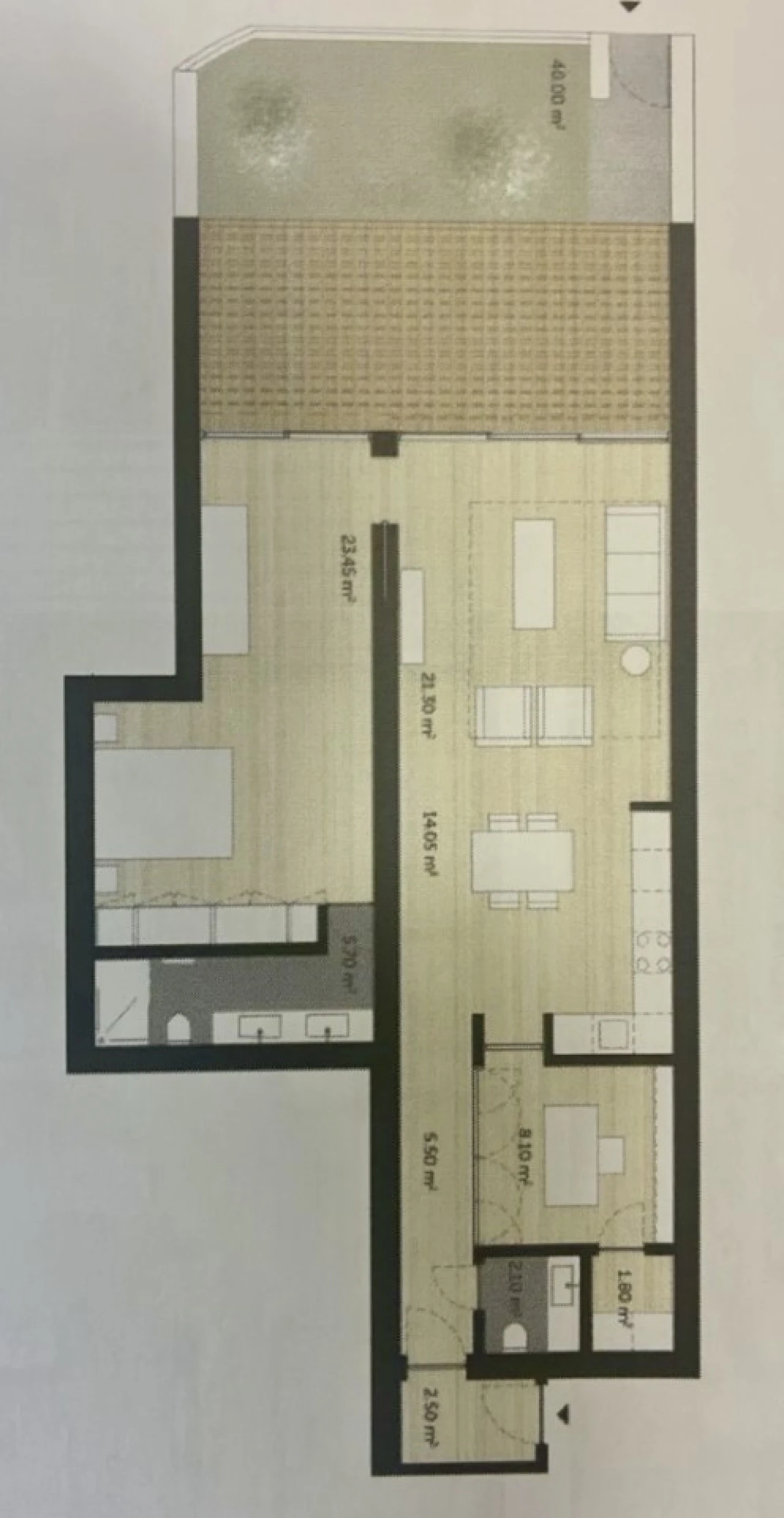 Apartamento T2 para Venda em Sesimbra (Santiago) Planta 3
