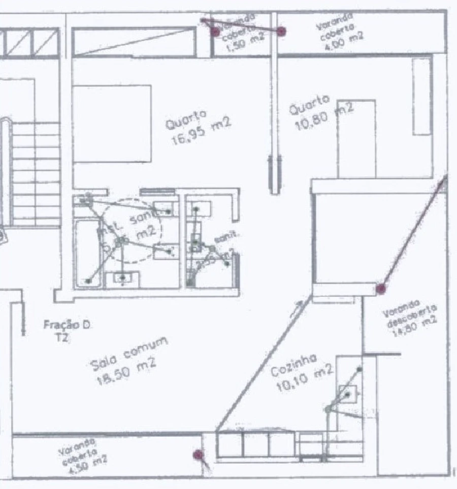 Apartamento T3 para Venda em Alcabideche Planta 1