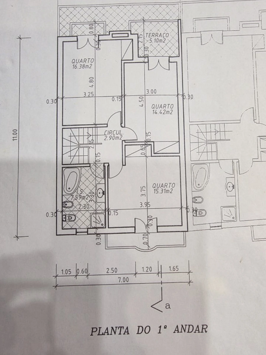 Moradia T3 para Venda em Sines Planta 1