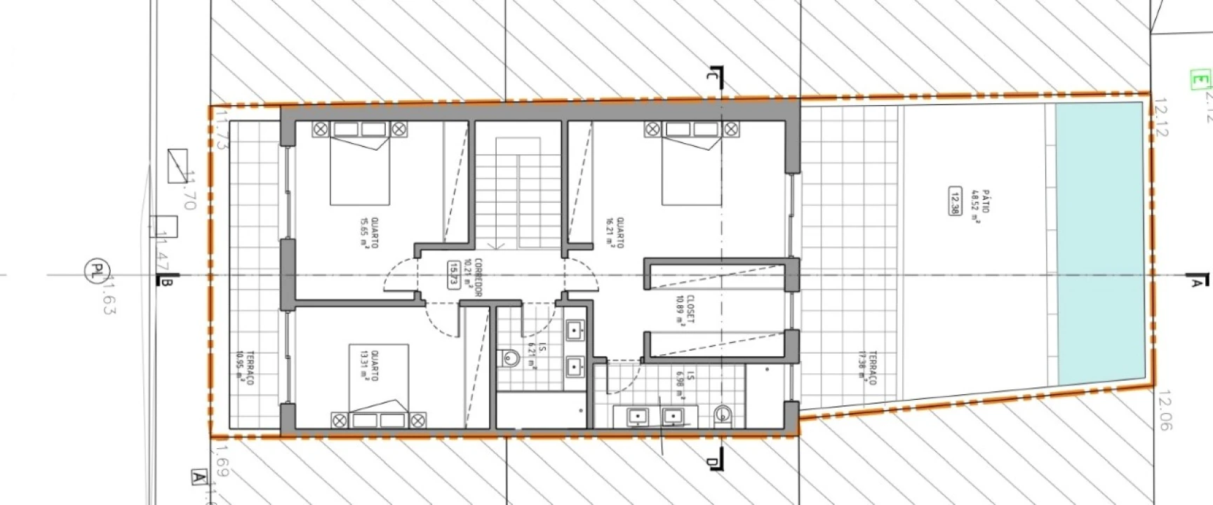 Moradia T4 para Venda em Faro (Sé e São Pedro) Planta 3