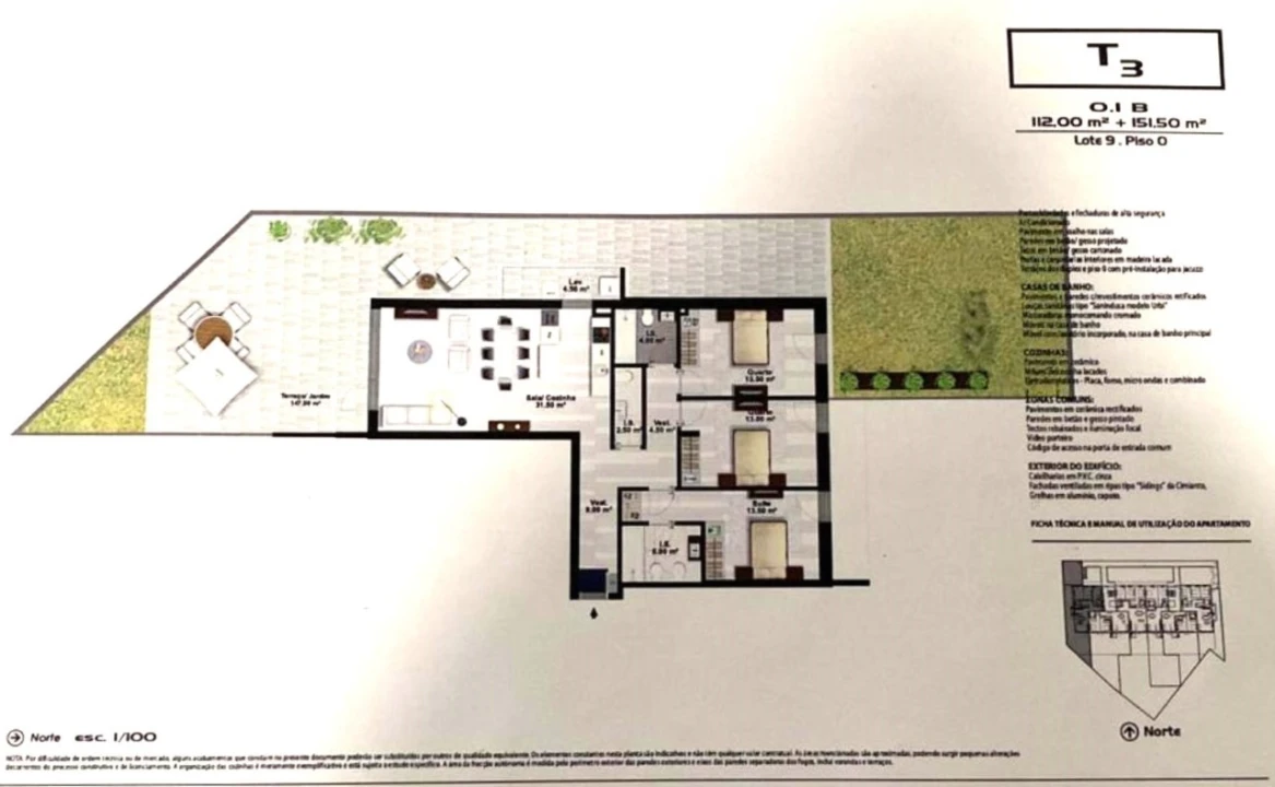 Apartamento T3 para Venda em Gafanha da Nazaré Foto 23