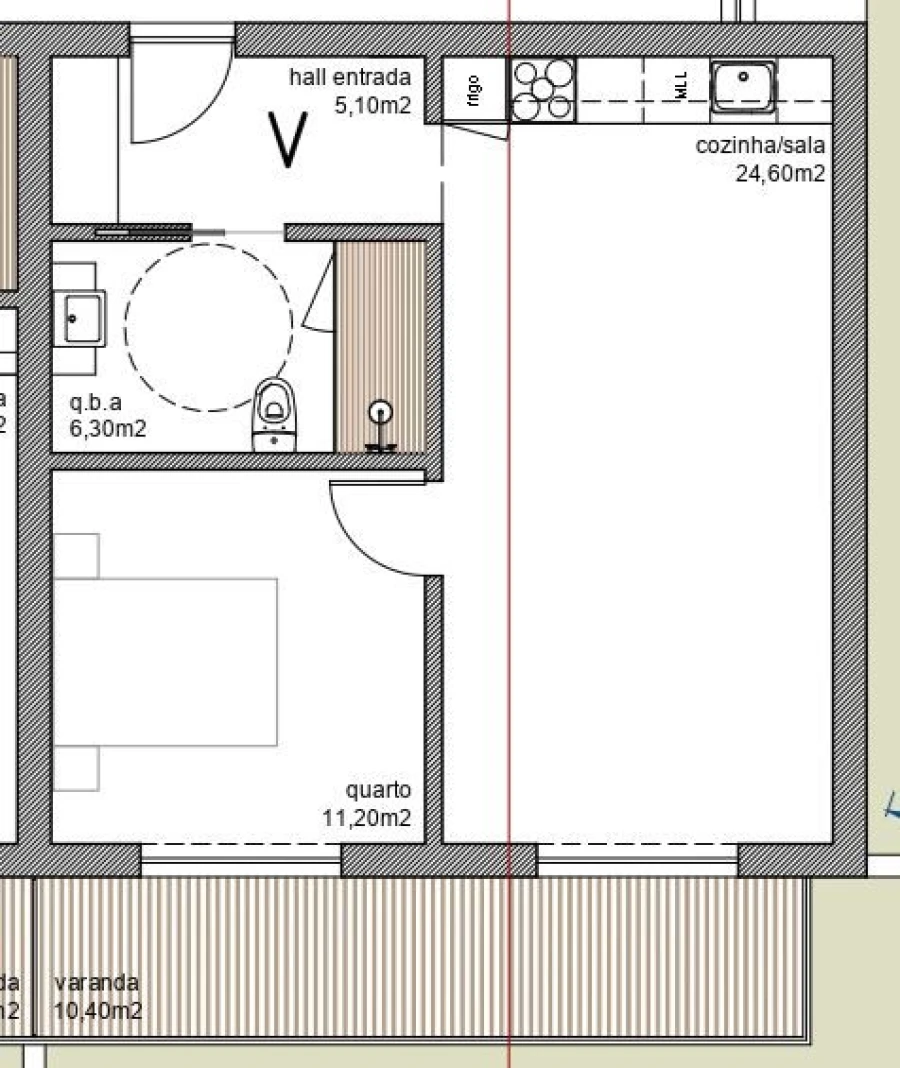 Apartamento T1 para Venda em São João de Ver Foto 16