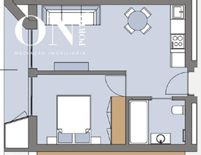 Apartamento T1 para Venda em Santo Antonio dos Olivais Foto 14