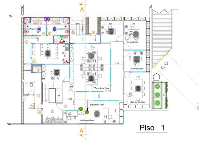 Armazém para Venda em Vialonga Planta 1