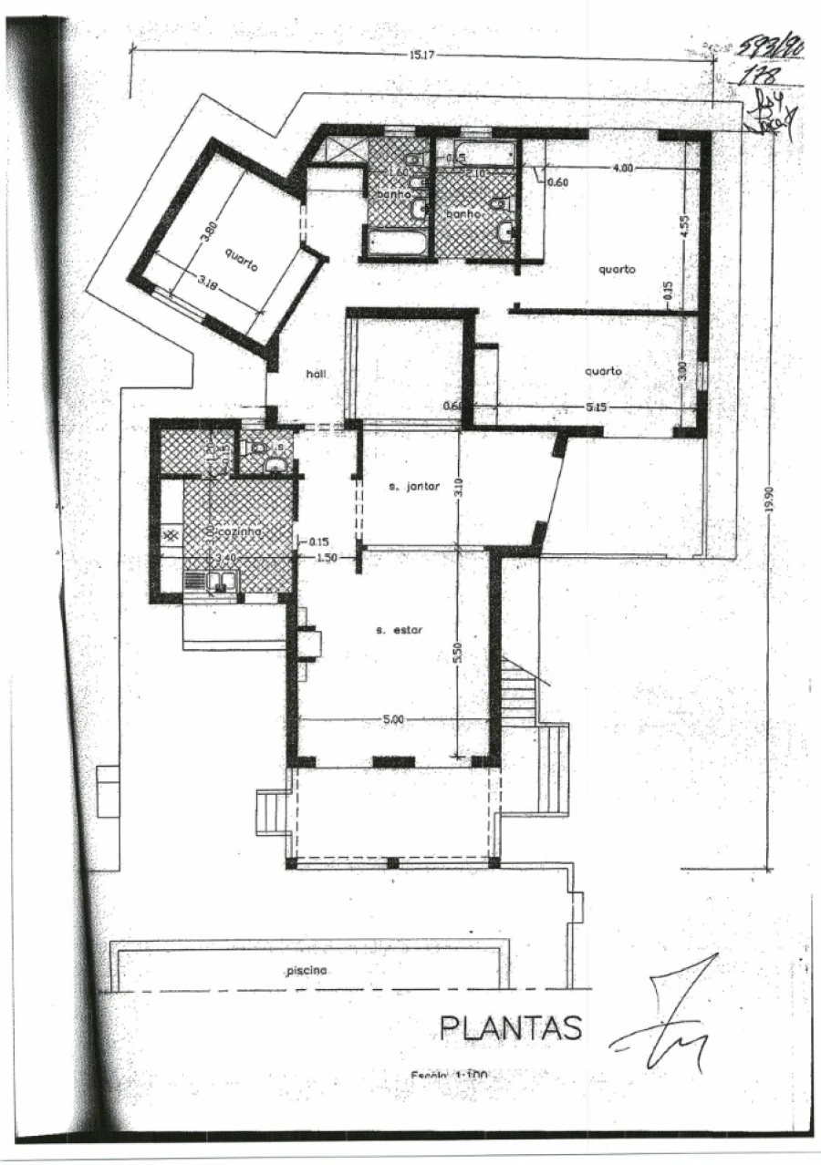 Moradia T4 para Venda em São Bartolomeu de Messines Planta 1