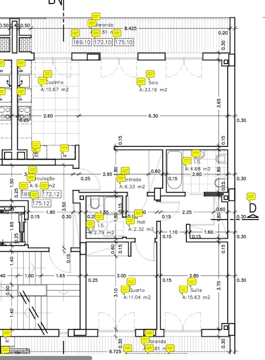 Apartamento T2 para Venda em Santo António dos Cavaleiros e Frielas Planta 1