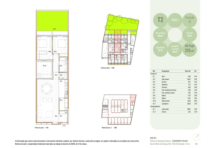 Apartamento T2 para Venda em Ramalde Foto 8