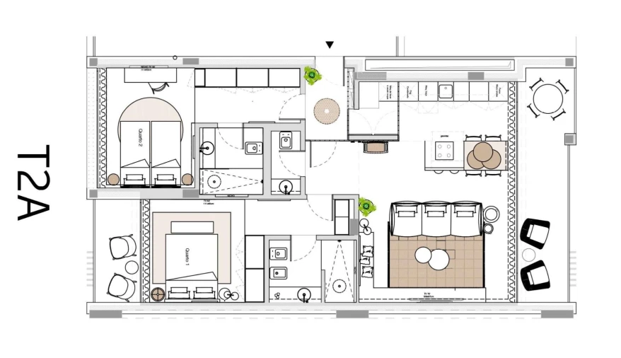 Apartamento T2 para Venda em Altura Foto 23