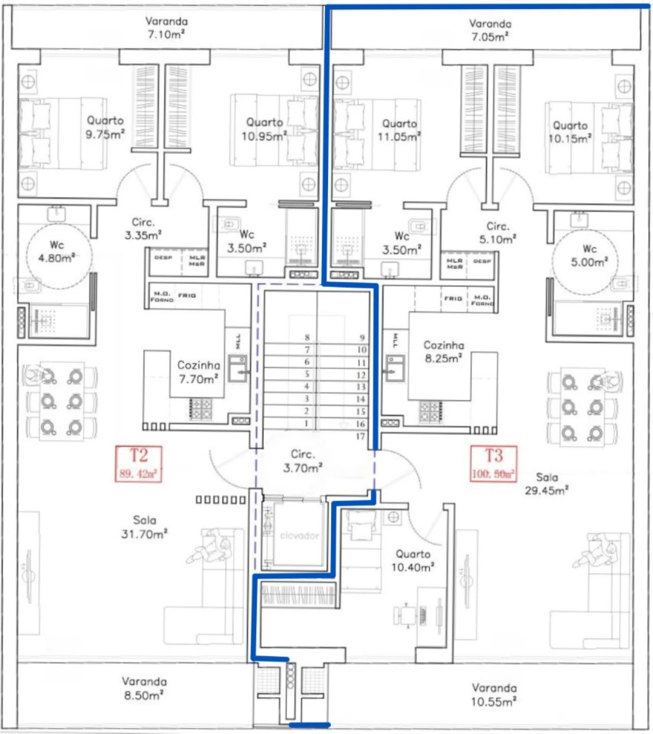 Apartamento T3 para Venda em Fernao Ferro Foto 11