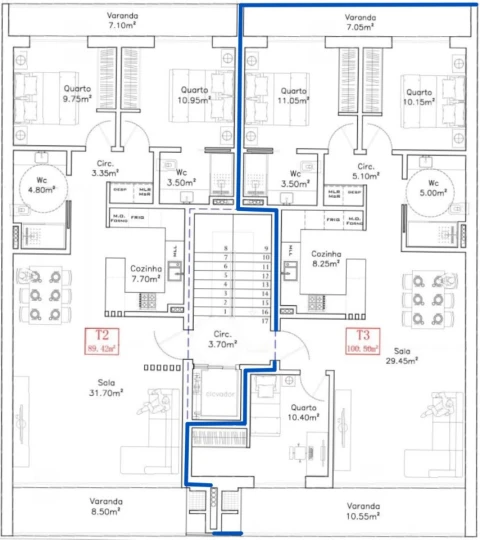 Apartamento T3 para Venda em Fernao Ferro