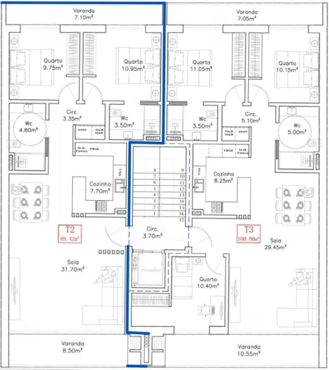Apartamento T2 para Venda em Fernao Ferro