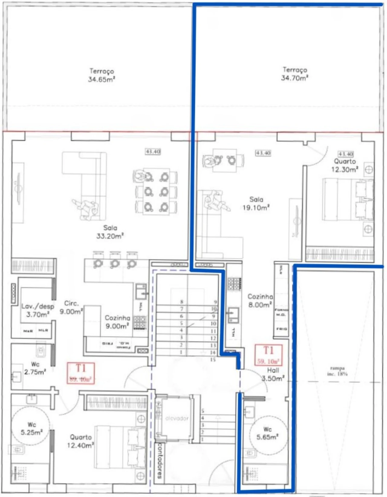 Apartamento T1 para Venda em Fernao Ferro Foto 7