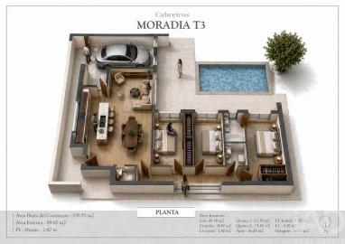 Moradia T3 para Venda em Salir de Matos