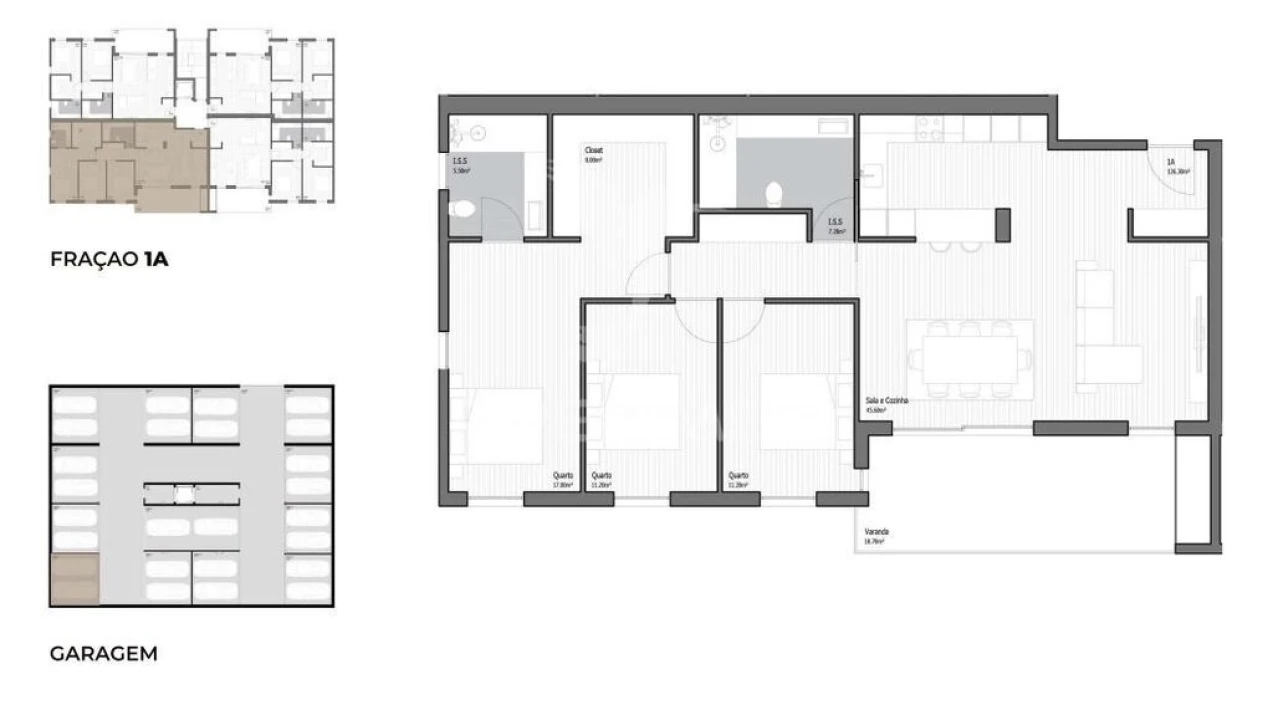 Apartamento T3 para Venda em Poiares (Santo Andre) Foto 11