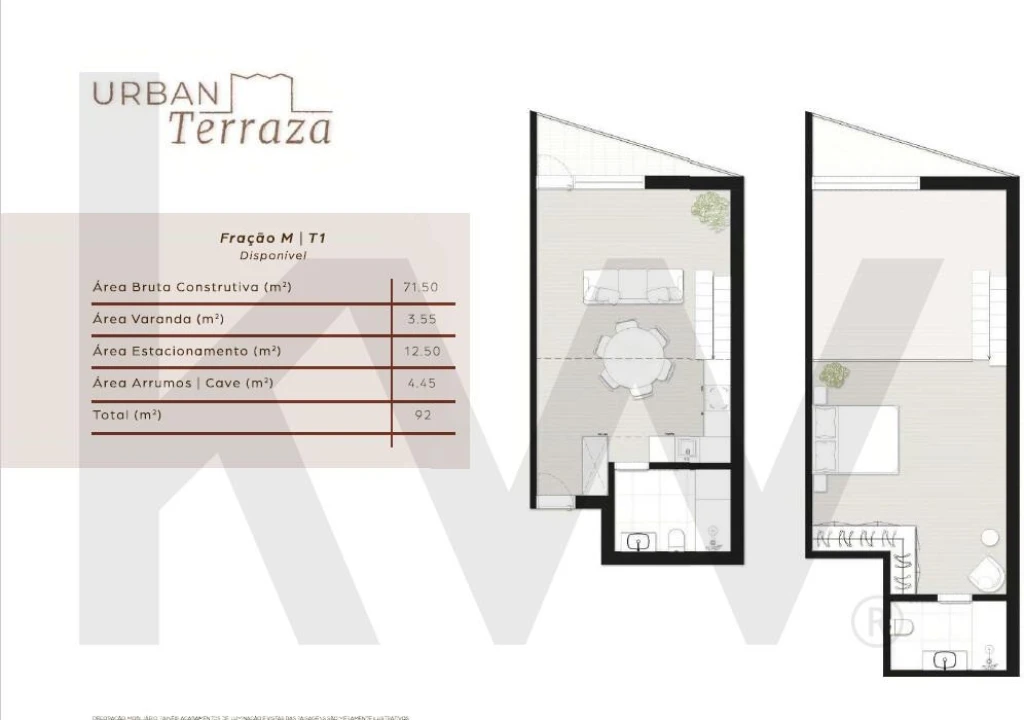Apartamento T2 para Venda em São Mamede de Infesta e Senhora da Hora Foto 2