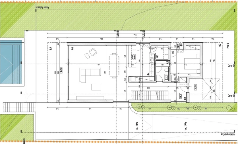 Moradia T4 para Venda em Quarteira Planta 2