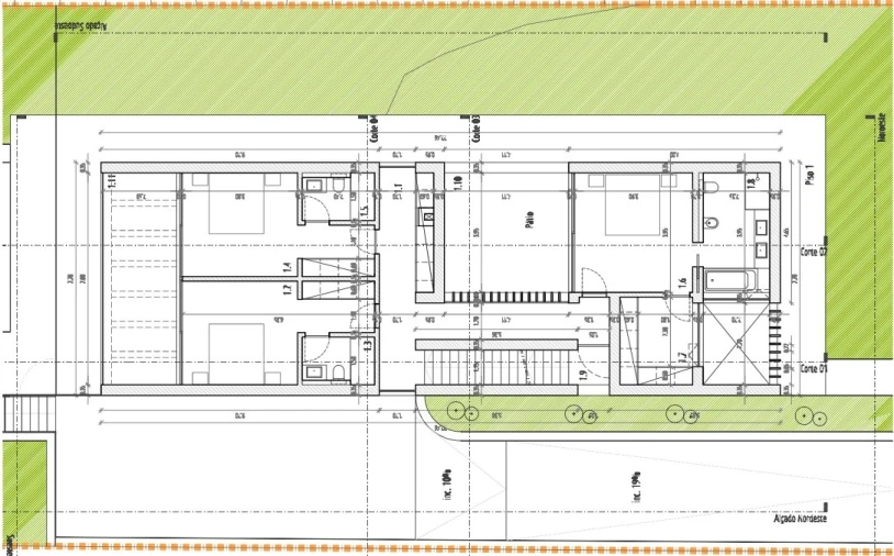 Moradia T4 para Venda em Quarteira Planta 3