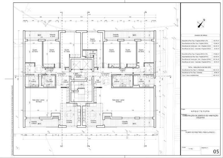 Apartamento T3 para Venda em Alverca do Ribatejo e Sobralinho Planta 1