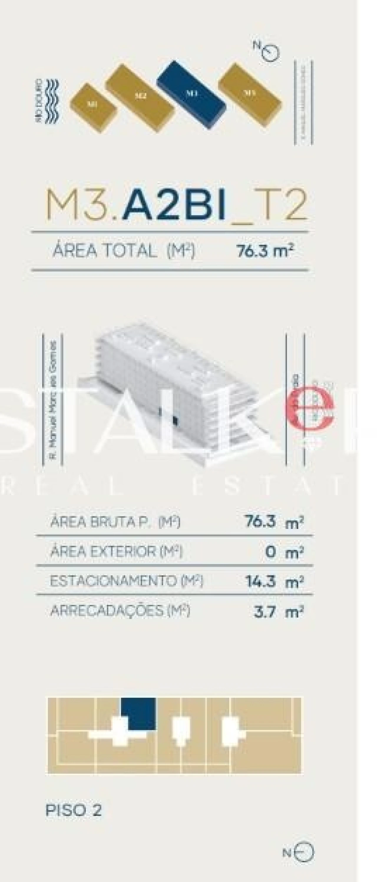 Apartamento T2 para Venda em Canidelo Foto 36