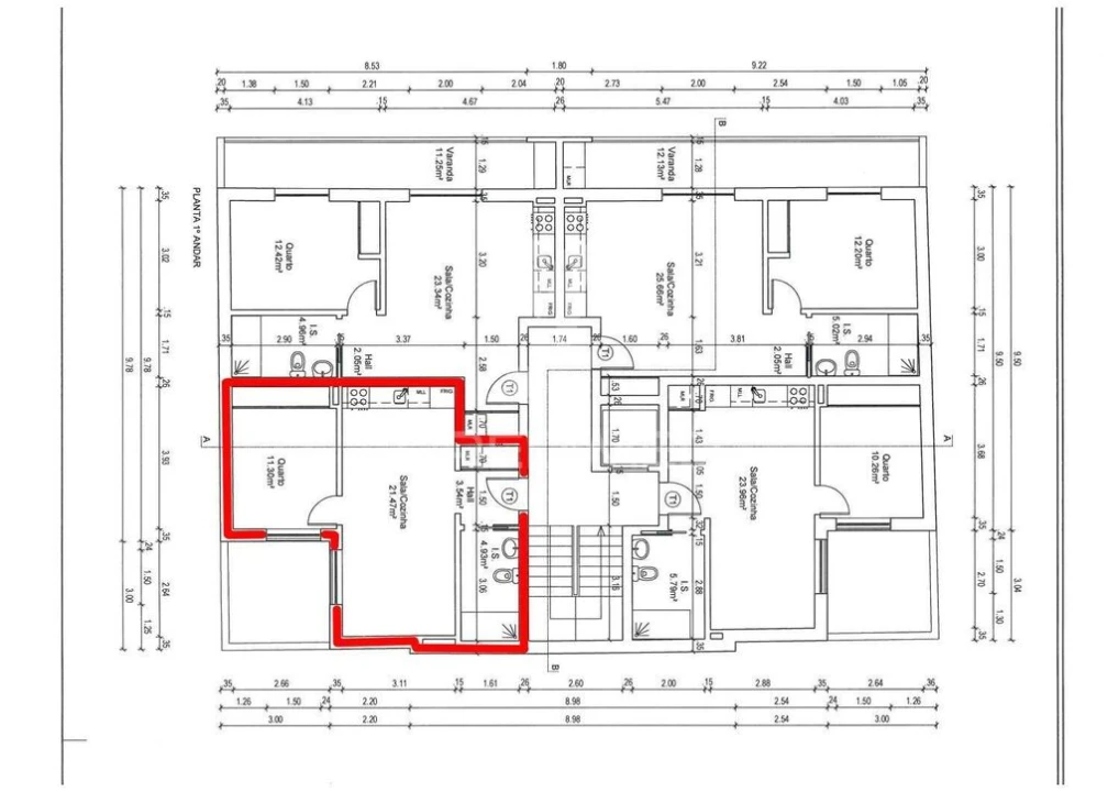 Apartamento T1 para Venda em Vila Real de Santo Antonio Foto 2