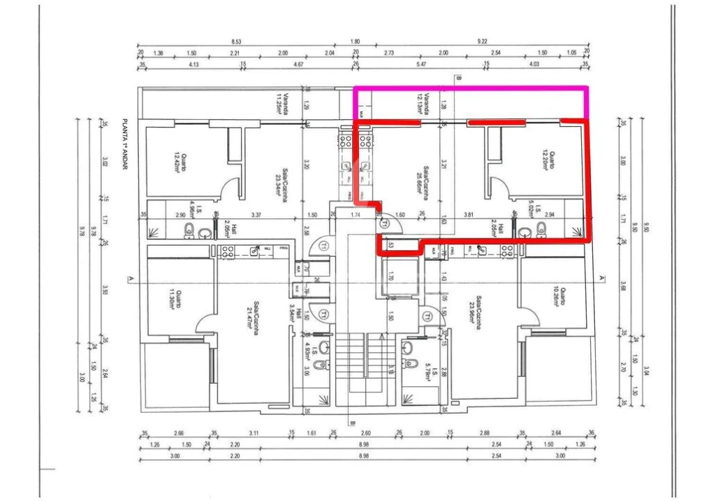 Apartamento T1 para Venda em Vila Real de Santo Antonio Foto 3