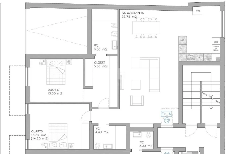 Apartamento T2 para Venda em Esgueira Foto 12