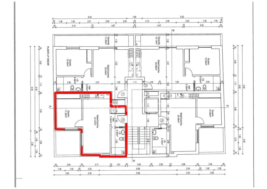 Apartamento T1 para Venda em Vila Real de Santo Antonio Foto 2