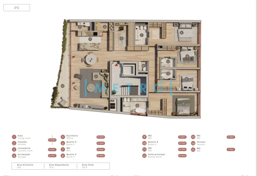 Apartamento T5 para Venda em Aldoar, Foz do Douro e Nevogilde Foto 26